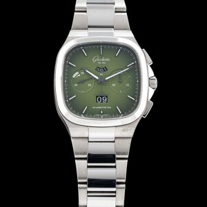 Glashütte Original Seventies Chronograph Panorama Date Fab Green 1-37-02-09-02-70
