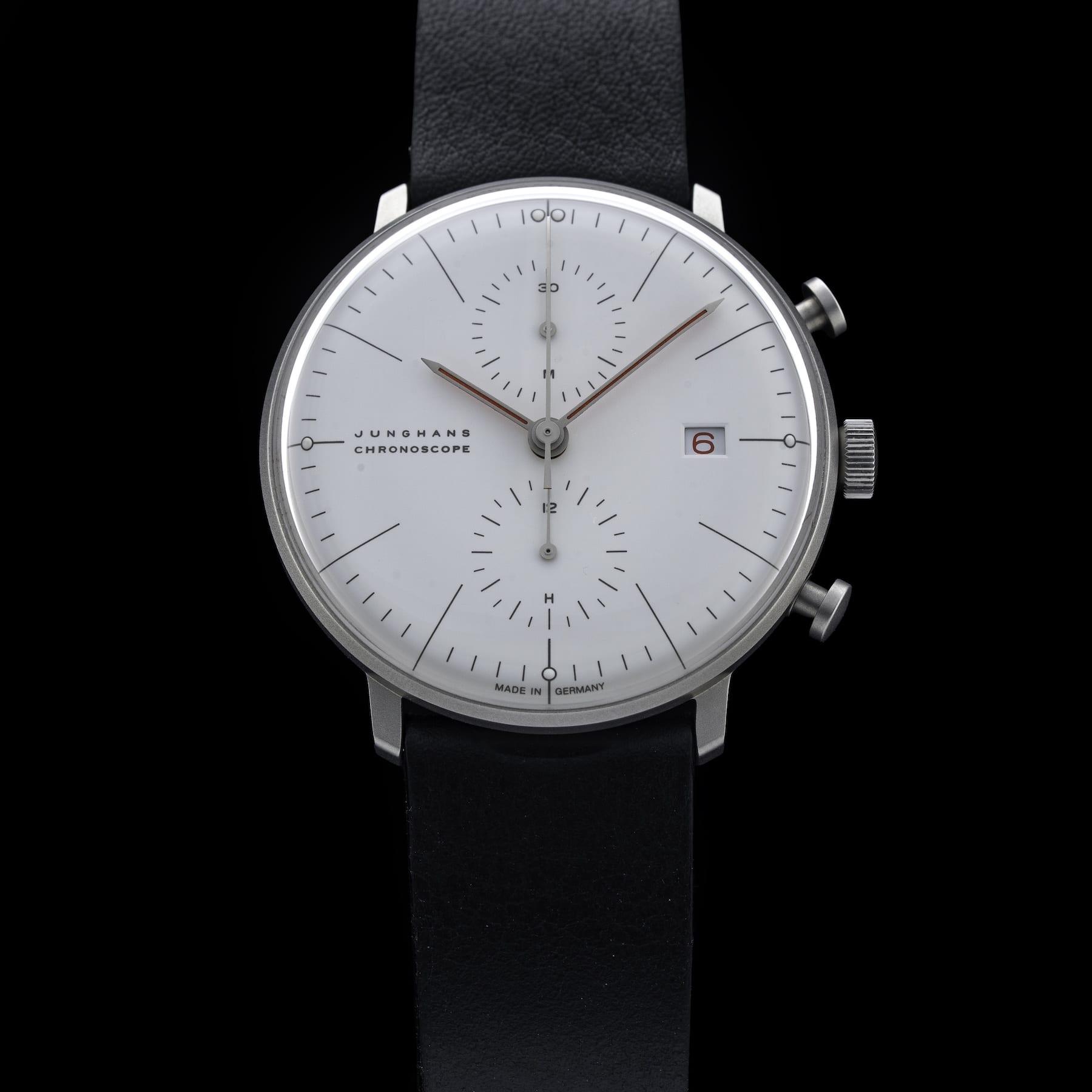 Junghans 027/4303.02 Max Bill Chronoscope Bauhaus