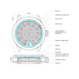 Sartory Billard SB10 Jumping Hour Black Sapphire image 5 thumbnail