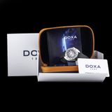 DOXA 855.10.101V.20 SUB 250T GMT Sharkhunter Vintage On Black Rubber Strap image 7 thumbnail