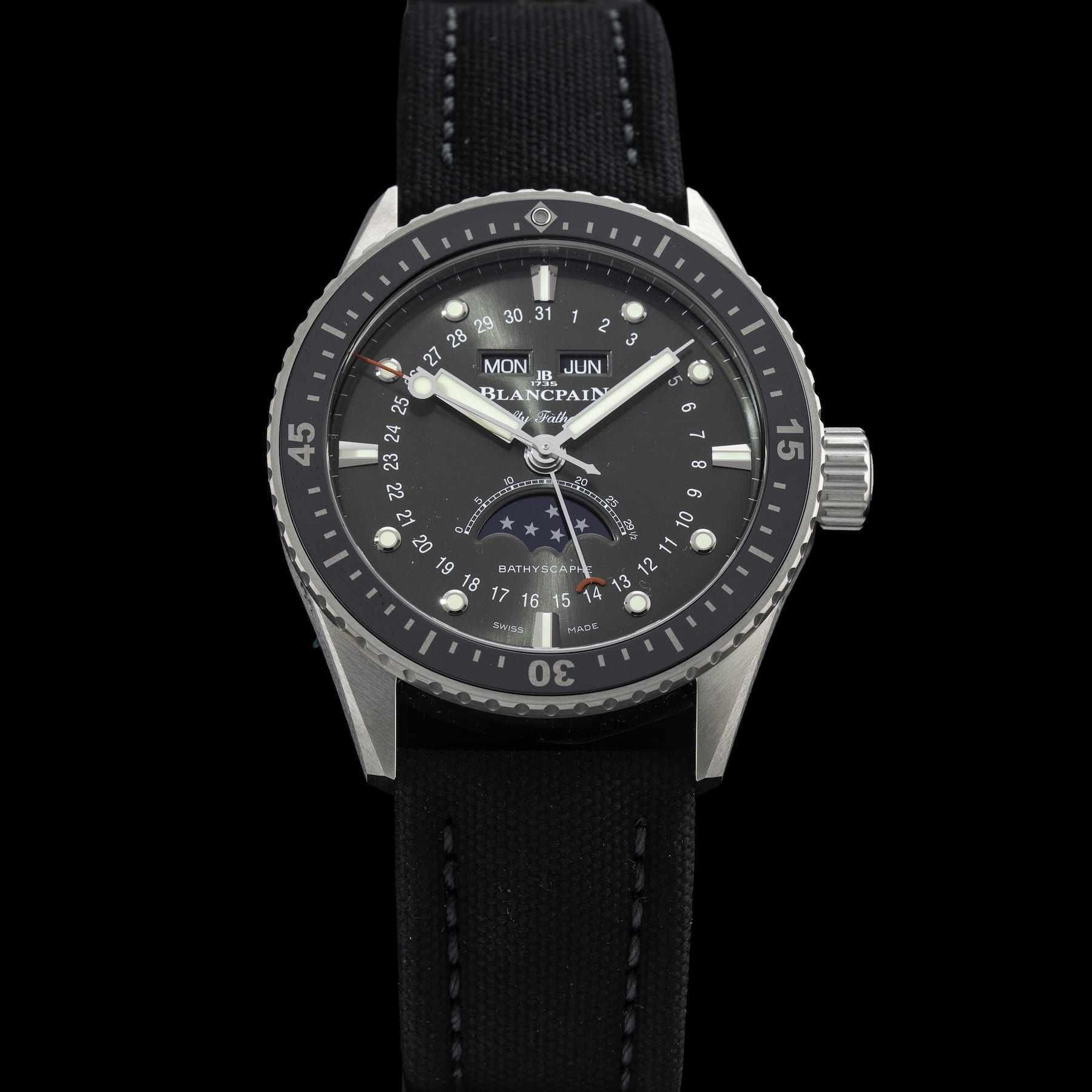 Blancpain Fifty Fathoms Bathyscaphe Quantieme Complet 5054 1110 B52A