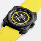 Bell & Ross BR03 Auto Helicopter on Rubber Strap BR03A-HE-CE/SRB image 4 thumbnail