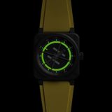 Bell & Ross BR03 Auto Helicopter on Rubber Strap BR03A-HE-CE/SRB image 1 thumbnail