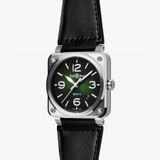 Bell & Ross BR03 Auto Steel Green on Calfskin Strap BR03A-GN-ST/SCA image 1 thumbnail