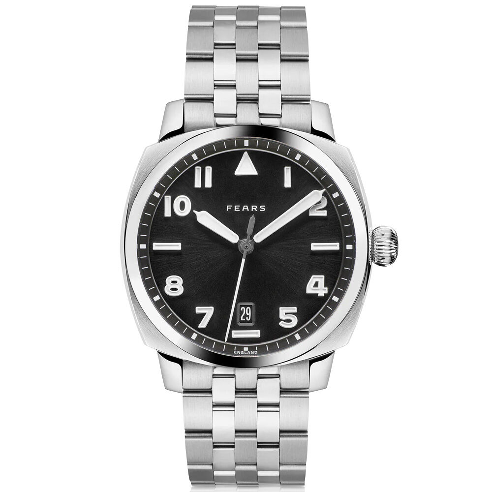 Fears Brunswick 40 Filton Raven Black on Bracelet