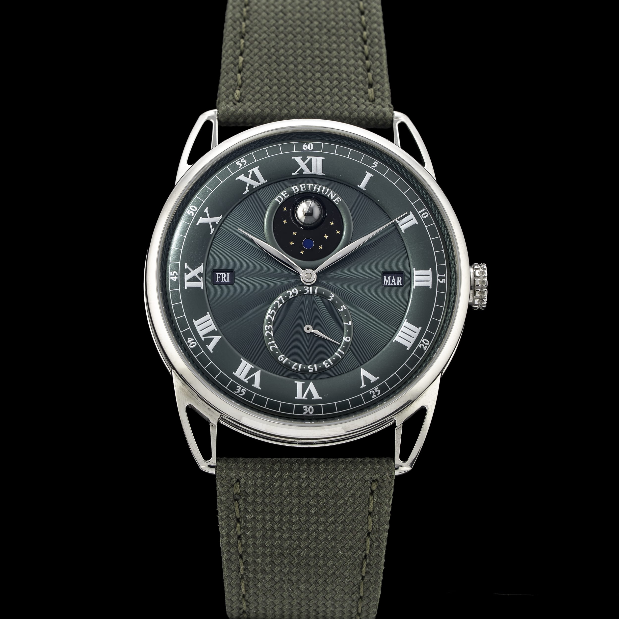 De Bethune Perpetual Calendar Green Dial Titanium DB25QPATIS4