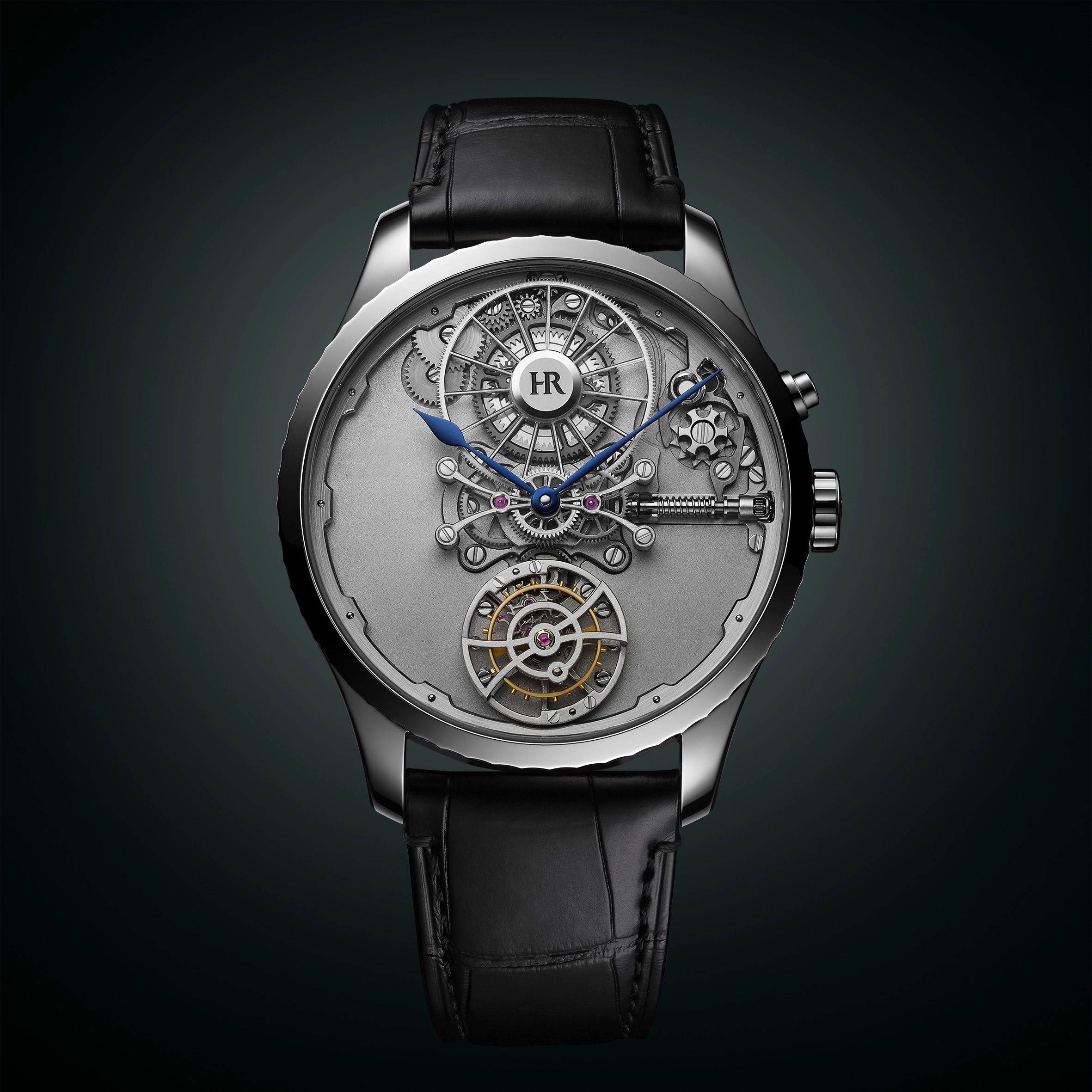 Haute Rive Honoris Meccanica Rhodium Steel