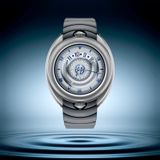 Gaga Laboratorio Aqualab Silver Grey and Blue AQ02-01 image 4 thumbnail