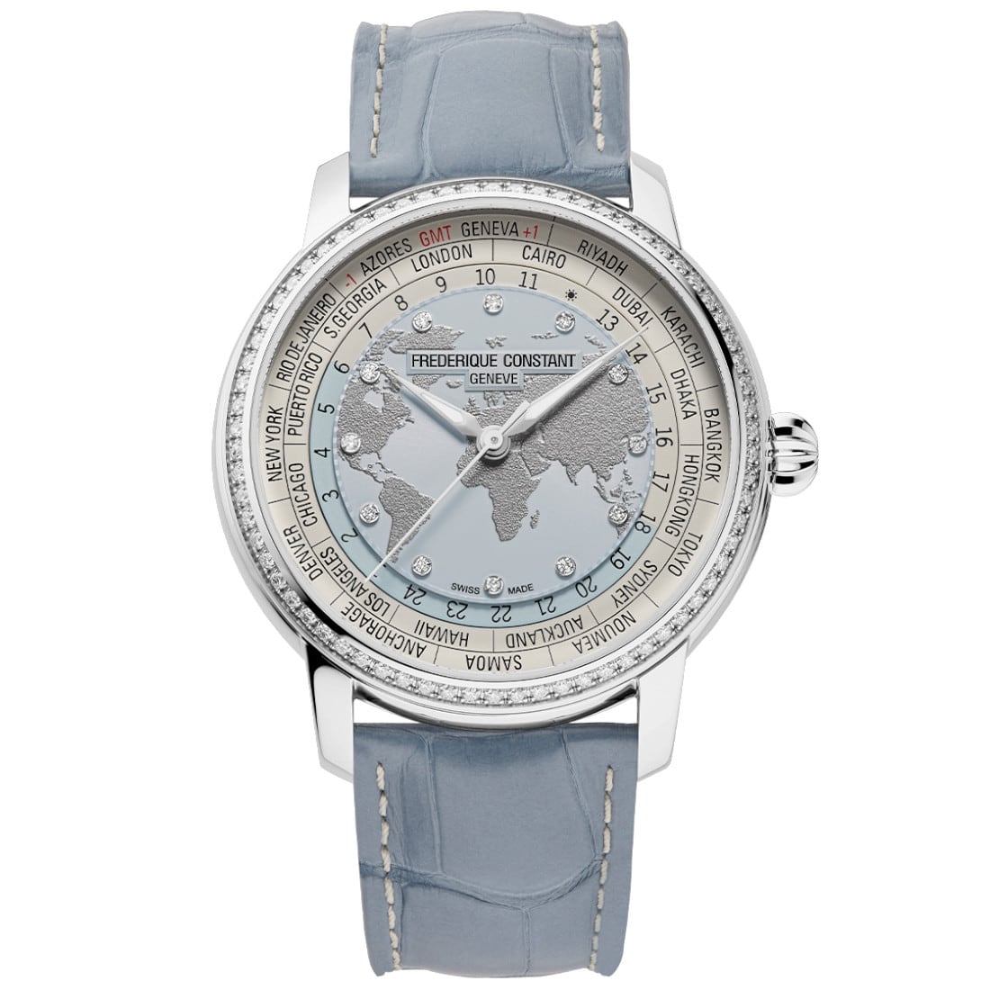 Frederique Constant Manufacture Classic Worldtimer FC-719LBWD3DH6
