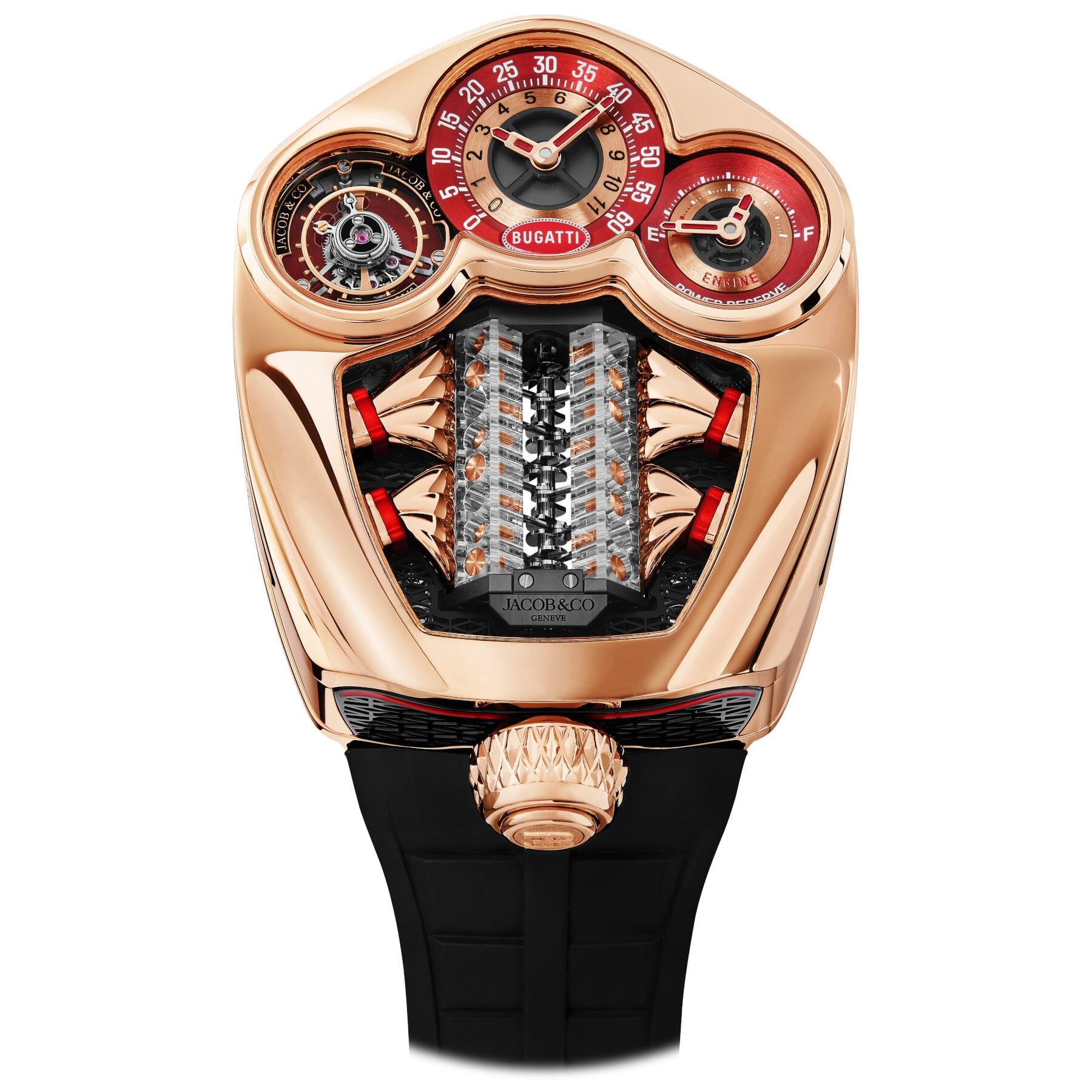 Jacob & Co. Bugatti Tourbillon Rose Gold