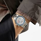 NOMOS Glashütte Club Sport Neomatik Worldtimer Silver image 9 thumbnail