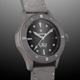 Bremont HMAF Supermarine 300M Grey Stainless Steel on Leather Strap image 1 thumbnail