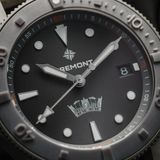 Bremont HMAF Supermarine 300M Grey Stainless Steel on Leather Strap image 2 thumbnail