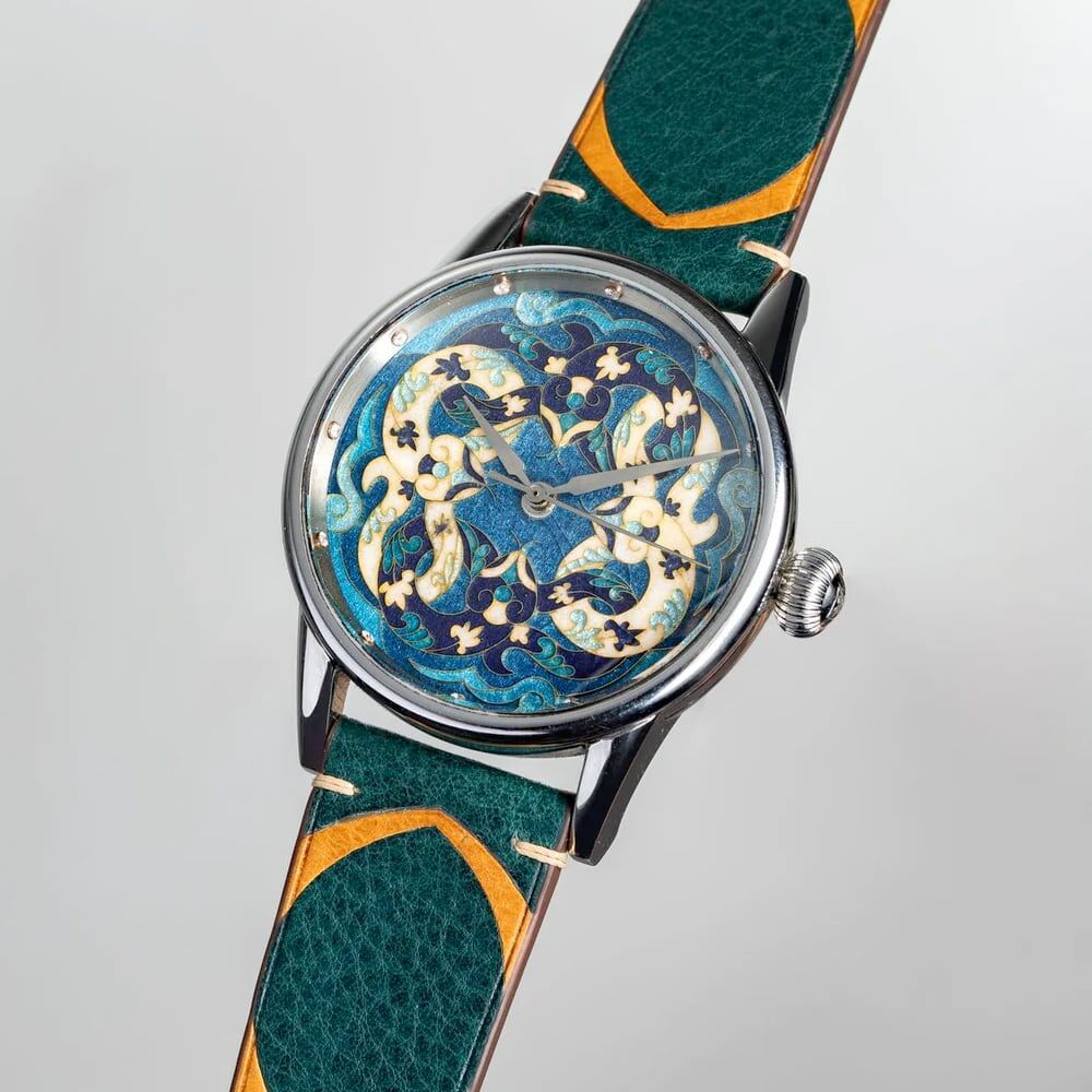 Tan Zehua TZH Melody Enamel Blue Dragon