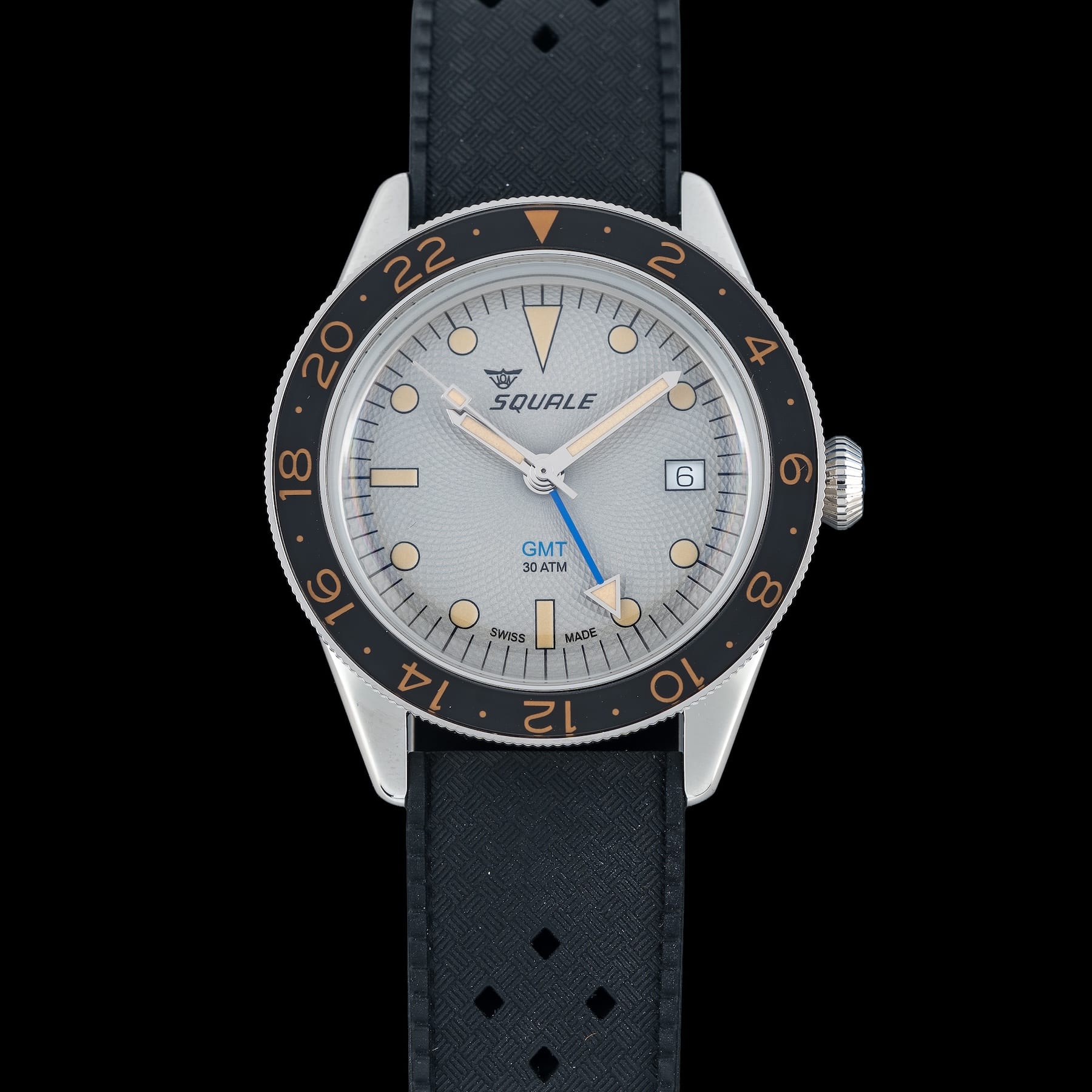 Squale SUB-39 GMT "Sharkbelly" Grey Guilloché U.S. Exclusive