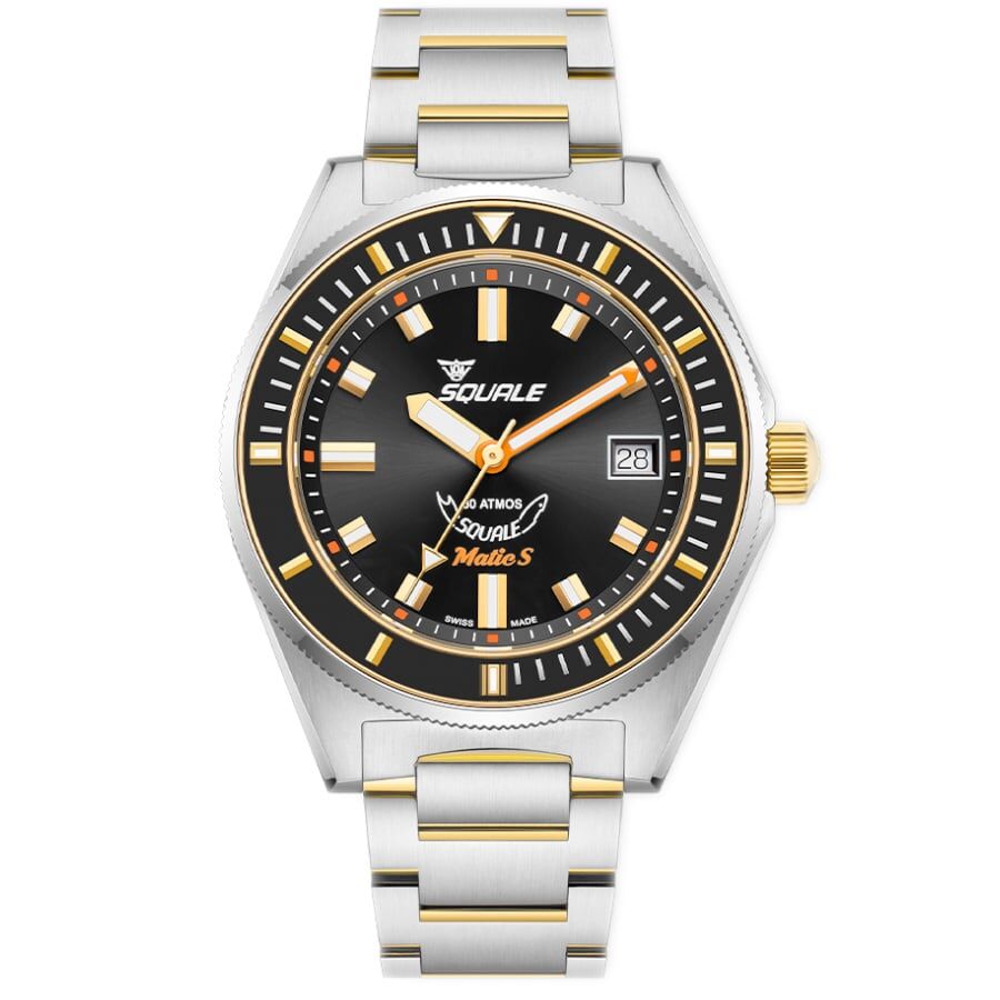 Squale Matic S Two-Tone Bracelet MATICGBKBK.SSBI