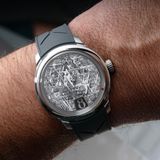 Sartory Billard SB10 Jump Hour Meteorite On Strap image 11 thumbnail