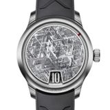 Sartory Billard SB10 Jump Hour Meteorite On Strap image 3 thumbnail