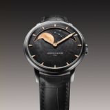 Arnold & Son HM Perpetual Moon Steel 41.5 Black Dial Red MOP 1GLBS.M02A.C672S image 1 thumbnail