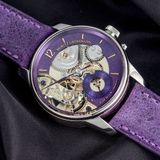Moritz Grossmann Backpage Tremblage Platinum Violet MG-003980 image 2 thumbnail