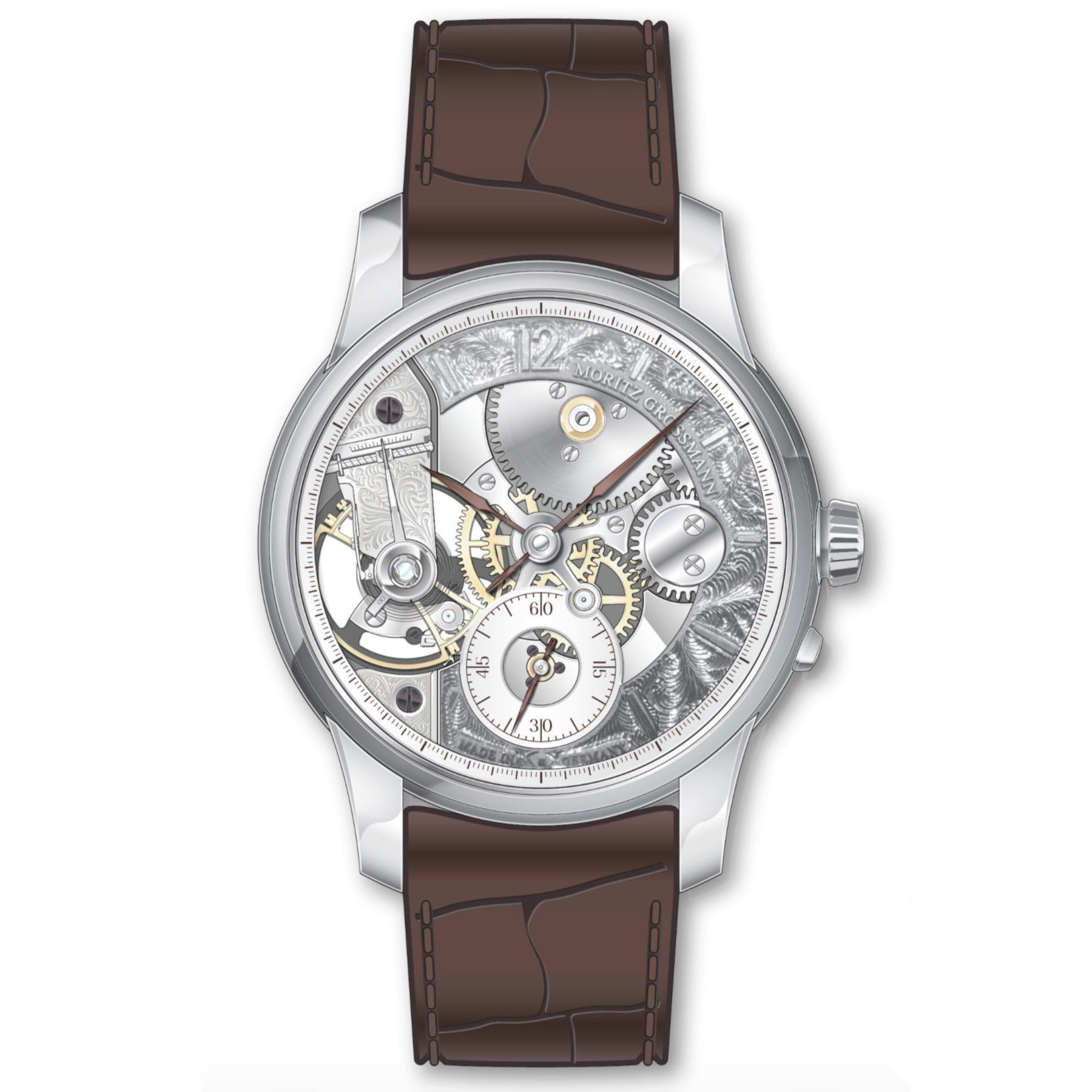 Moritz Grossmann Backpage Tremblage White Gold