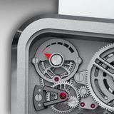 Behrens Ultra-light 20G Grey on Red Fluoroelastomer Strap image 4 thumbnail