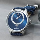 MeisterSinger Panthero Jumping Hour Sunburst Blue PTJH917_MIL image 1 thumbnail