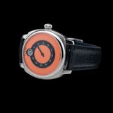 Fears Brunswick 40.5 Jump Hour Coral On Buffalo Leather Strap BS240500A114047 image 3 thumbnail