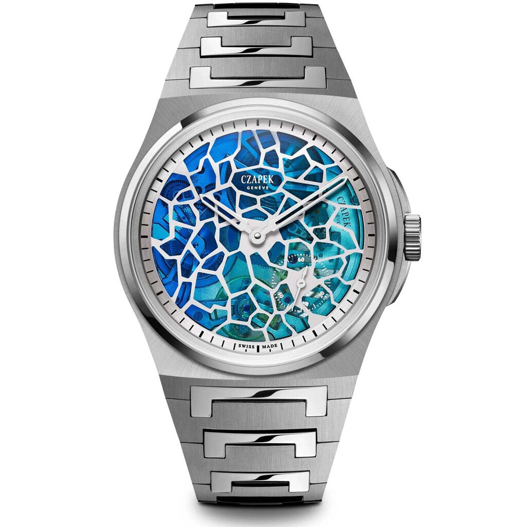 Czapek Antarctique Plique-À-Jour Polar Blue