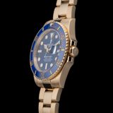 Rolex Submariner Date 18K Yellow Gold Blue Dial 126618LB image 2 thumbnail