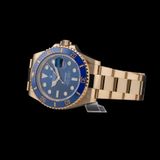 Rolex Submariner Date 18K Yellow Gold Blue Dial 126618LB image 5 thumbnail