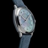 Fears BS24000A.008.093 Brunswick 40 'Aurora' Mother of Pearl on Alcantara Strap image 1 thumbnail
