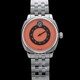 Fears BS240.500A.114.002 Brunswick 40.5 Jump Hour Coral on Stainless Steel Bracelet image 0 thumbnail