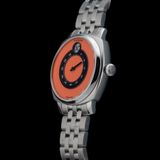 Fears BS240.500A.114.002 Brunswick 40.5 Jump Hour Coral on Stainless Steel Bracelet image 2 thumbnail