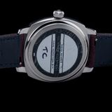 Fears Brunswick 40.5 Jump Hour 'Barleycorn Plum' on Strap BS240.500A.011.022 image 5 thumbnail