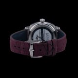 Fears Brunswick 40.5 Jump Hour 'Barleycorn Plum' on Strap BS240.500A.011.022 image 4 thumbnail